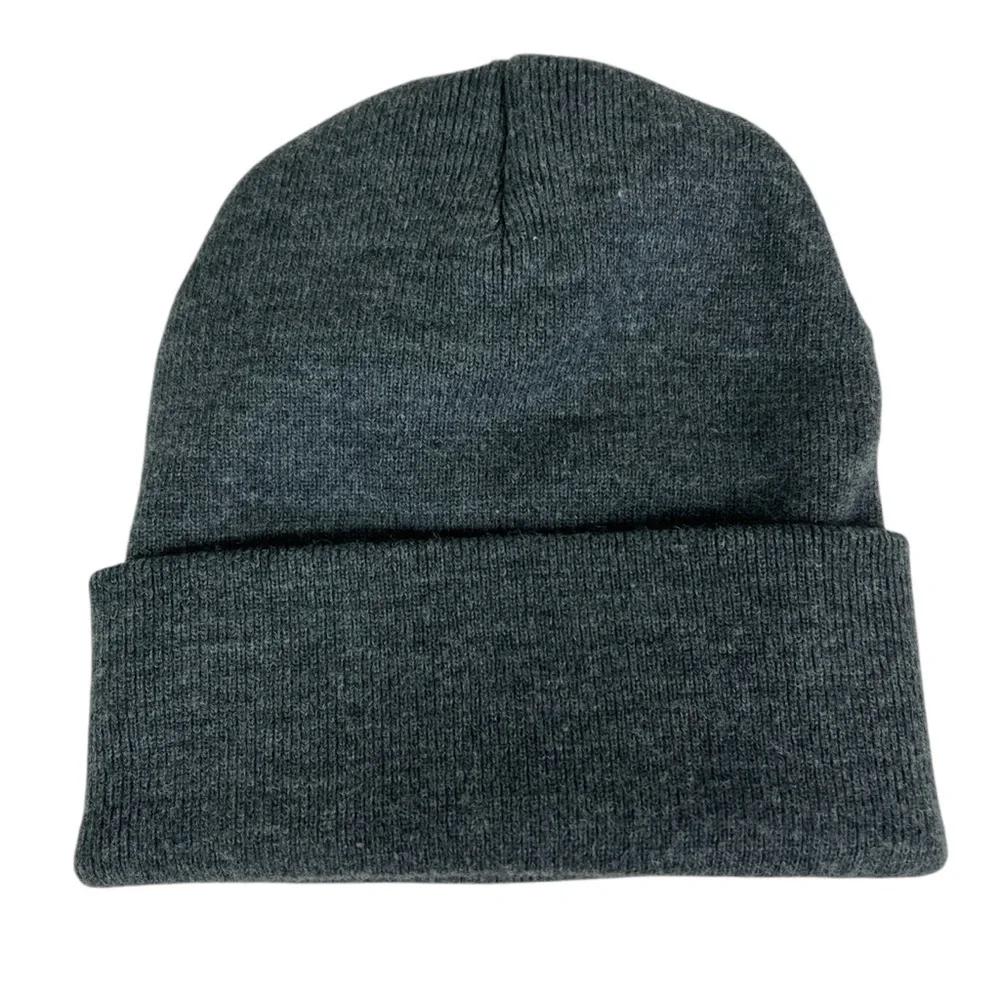 Carhartt A18 Knit Cuffed Beanie Hat OSFA Charcoal Gray Winter Workwear